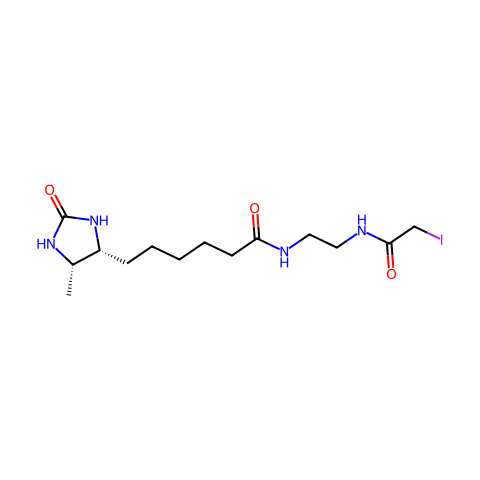 Desthiobiotin-Iodoacetamide结构图