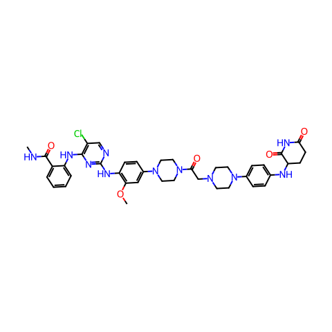 PROTAC EGFR degrader 8结构图