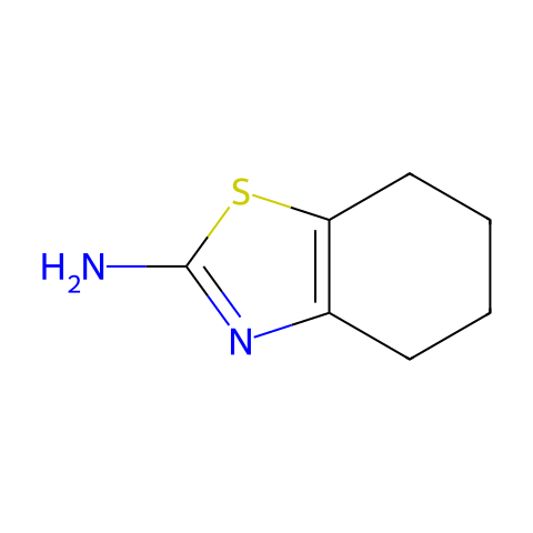 2-氨基-4,5,6,7-四氢苯并噻唑结构图