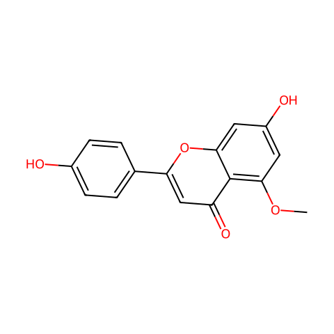 黄花夹竹桃黄酮结构图