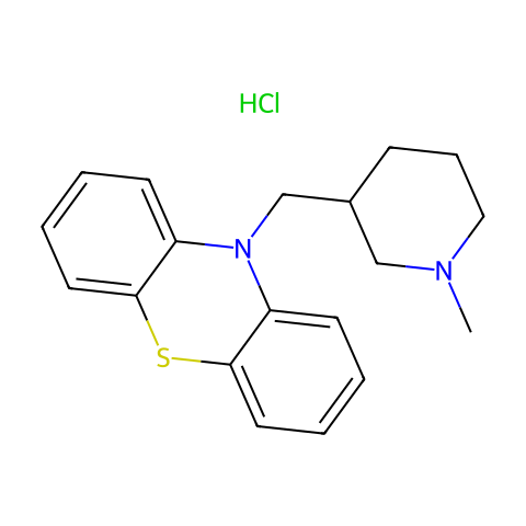 Mepazine hydrochloride结构图