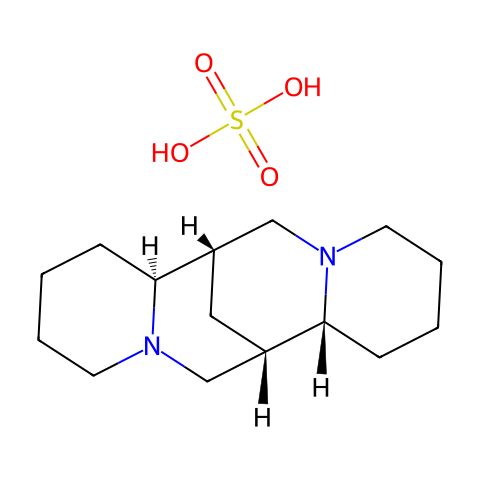硫酸鹰爪豆碱结构图