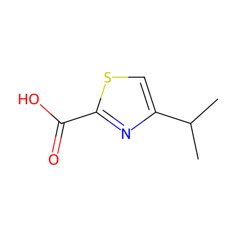4-Isopropylthiazole-2-Carboxylic Acid结构图