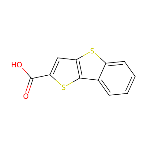 噻吩并[3,2-b] [1]苯并噻吩-2-羧酸结构图
