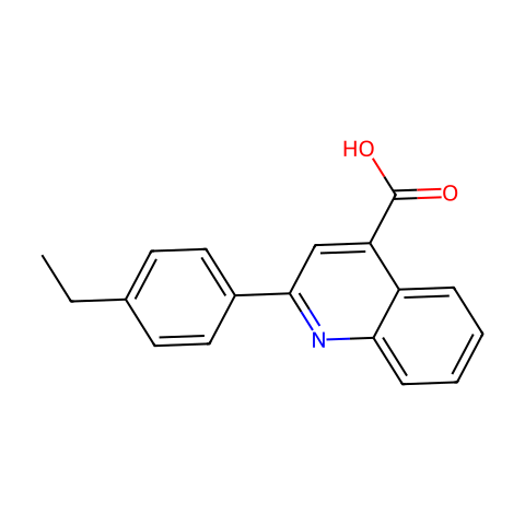 2-(4-Ethylphenyl)quinoline-4-carboxylic acid结构图