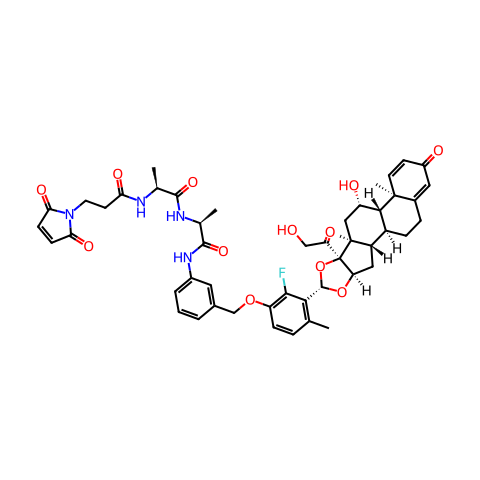 Glucocorticoid receptor agonist-3 Ala-Ala-Mal结构图
