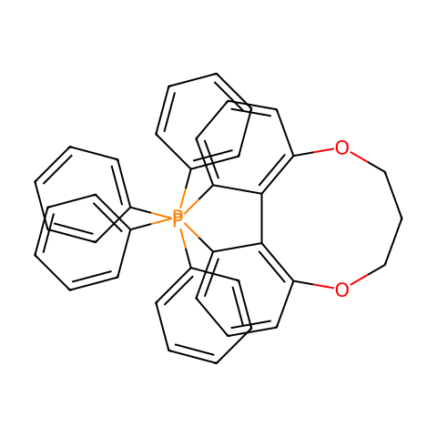 (R)-1,13-二(二苯基膦基)-7,8-二氢-6H-二苯并[f,h][1,5]二氧杂环壬烷结构图
