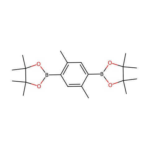 2,5-DIMETHYL-1,4-PHENYLENEDIBORONIC ACID, PINACOL ESTER结构图