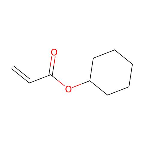 丙烯酸环己酯(含稳定剂MEHQ)结构图