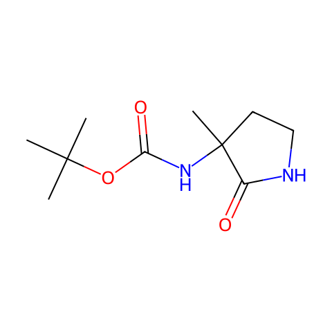 Carbamic acid, (3-methyl-2-oxo-3-pyrrolidinyl)-, 1,1-dimethylethyl ester (9CI)结构图