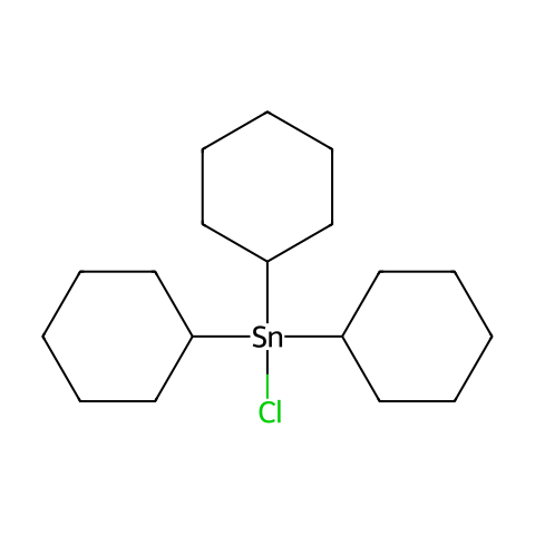 Tricyclohexyltin Chloride结构图