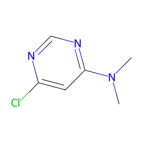 6-氯-N,N-二甲基嘧啶-4-胺结构图