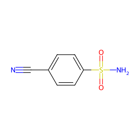 4-Cyanobenzene-1Sulfonamide结构图