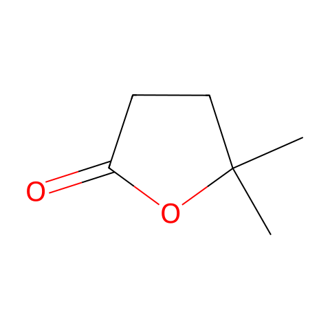 5,5-Dimethyldihydrofuran-2-one结构图