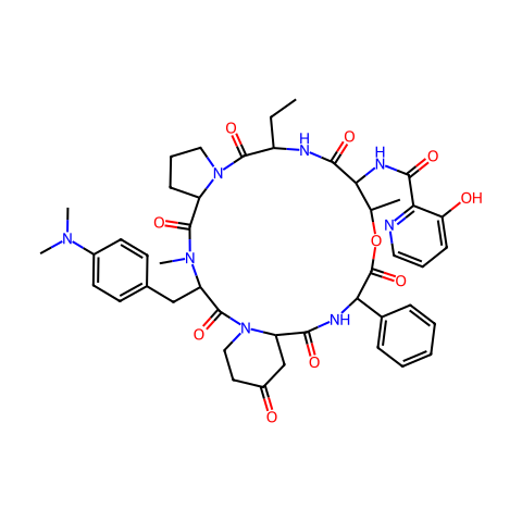 Pristinamycin IA结构图
