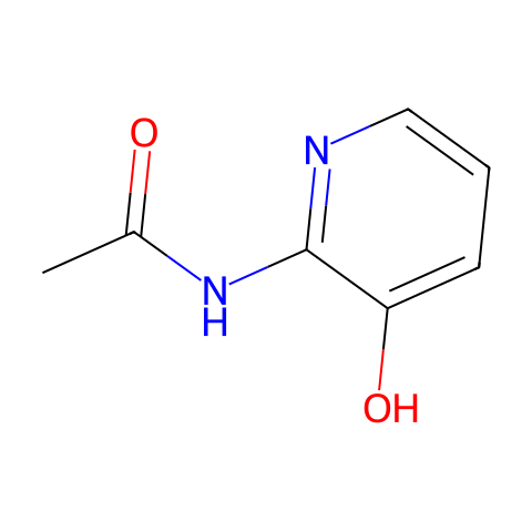 2-(乙酰氨基)-3-吡啶醇结构图