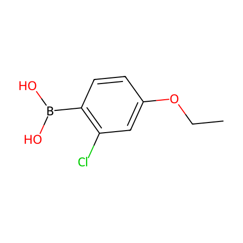 2-氯-4-乙氧基苯硼酸结构图