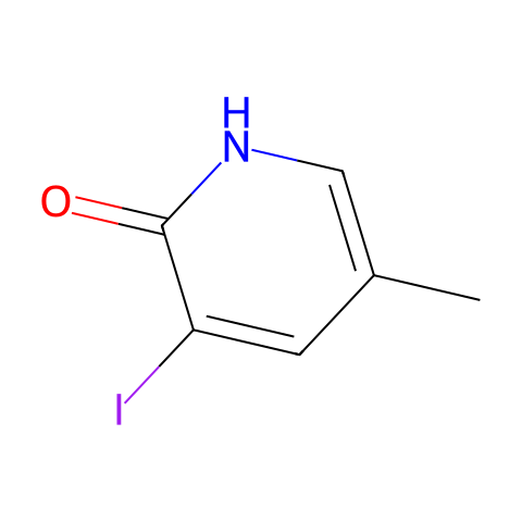 2-羟基-3-碘-5-甲基吡啶结构图