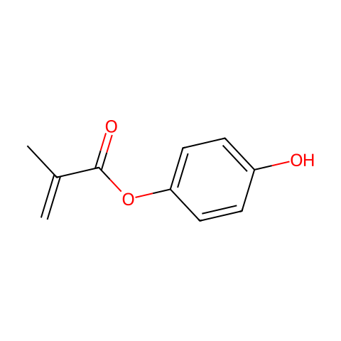 p-hydroxyphenyl methacrylate结构图