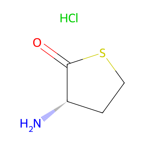 L-Homocysteine thiolactone hydrochloride结构图