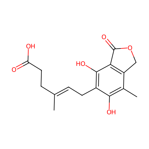 O-Desmethyl Mycophenolic Acid结构图