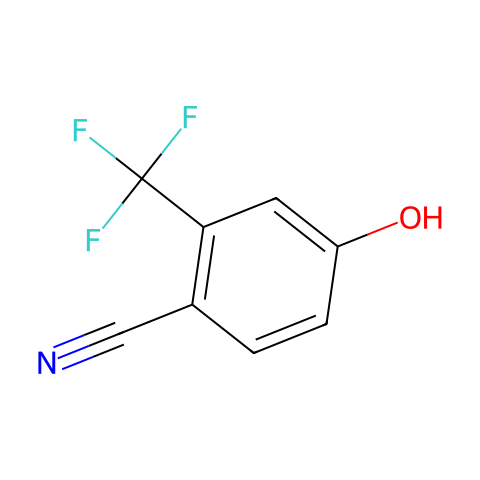 4-羟基-2-(三氟甲基)苯腈结构图
