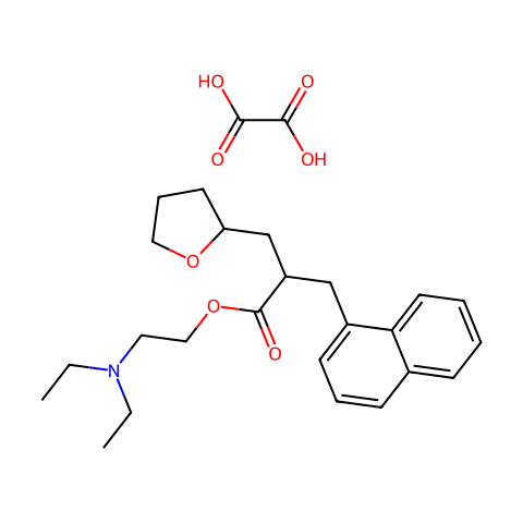 萘呋胺酯 草酸盐结构图