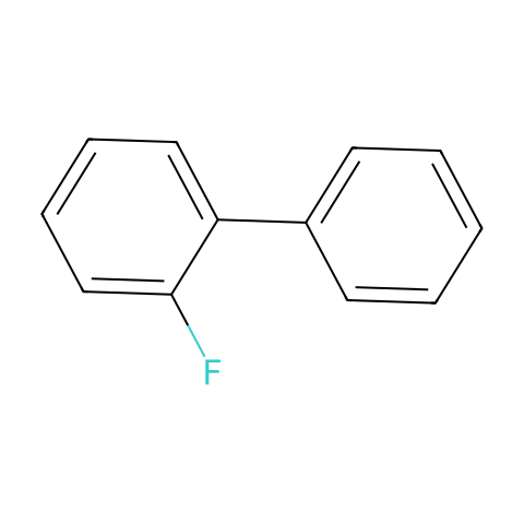 2-氟联苯结构图
