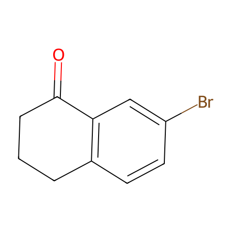 7-溴-3,4-二氢萘-1(2H)-酮结构图