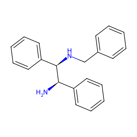 (1R,2R)-1,2-Diphenyl-N-(phenylmethyl)-1,2-ethanediamine结构图