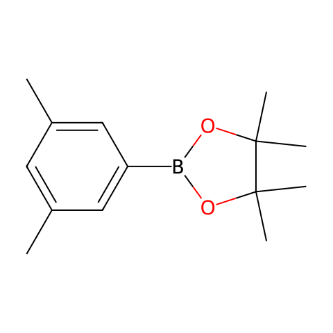 2-(3,5-二甲基苯基)-4,4,5,5-四甲基-1,3,2-二氧环戊硼烷结构图