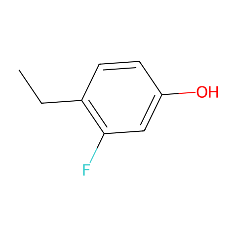 4-ethyl-3-fluorophenol结构图