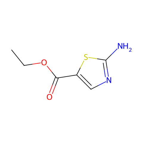 2-氨基噻唑-5-羧酸乙酯结构图