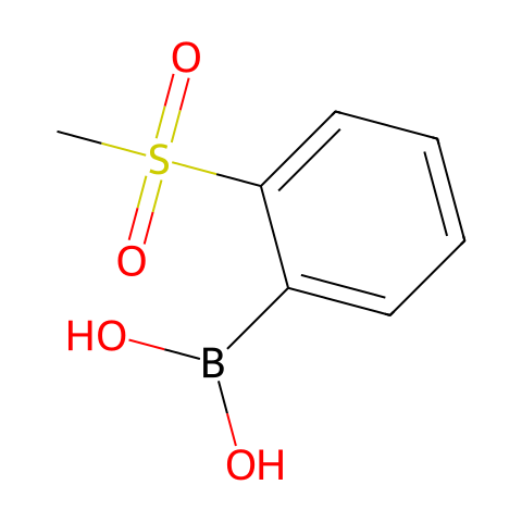 2-(Methylsulfonyl)Phenylboronic Acid结构图