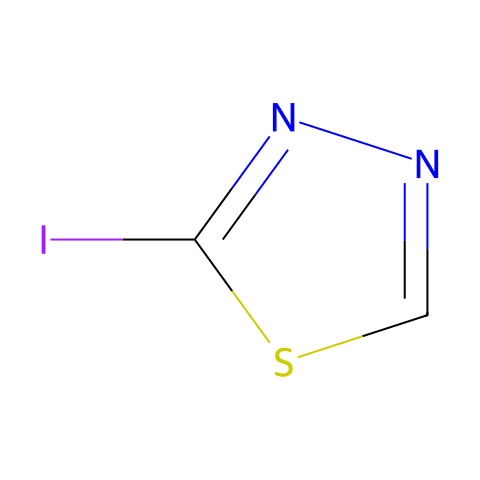 2-碘-1,3,4-噻唑结构图