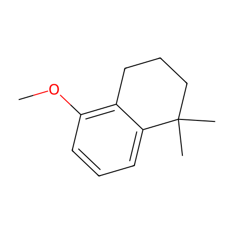 1,2,3,4-tetrahydro-5-Methoxy-1,1-diMethylnaphthalene结构图