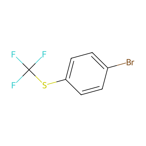 1-溴-4-(三氟甲基硫代)苯结构图