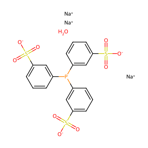 Sodium 3,3',3''-phosphinetriyltribenzenesulfonate hydrate结构图