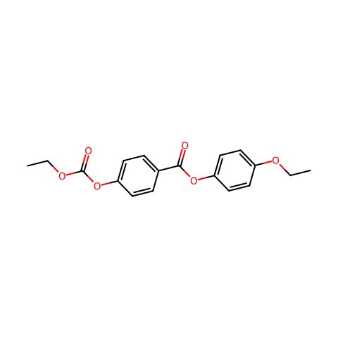 碳酸4-(4-乙氧基苯氧羰基)苯基乙酯结构图