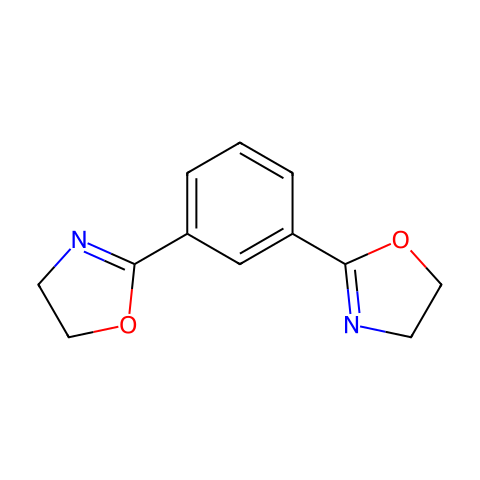 1,3-二(4,5-二氢-2-噁唑)苯结构图