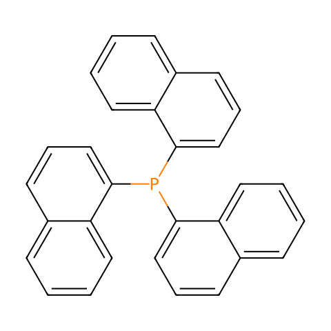 三(1-萘基)膦结构图
