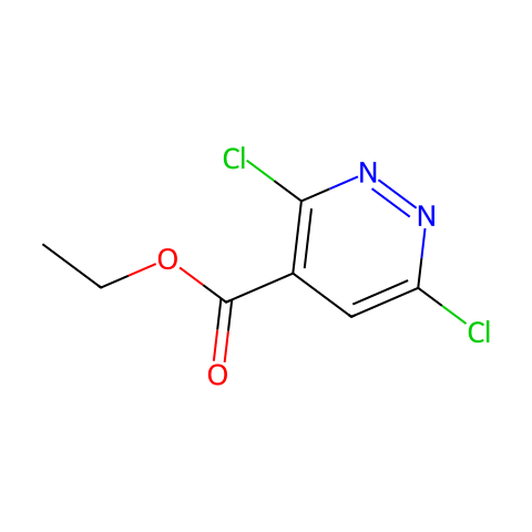 4-哒嗪甲酸, 3,6-二氯-, 乙基 酯结构图