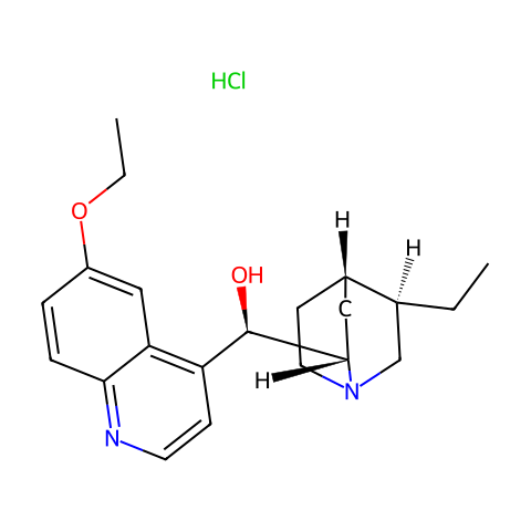 Ethylhydrocupreine hydrochloride结构图