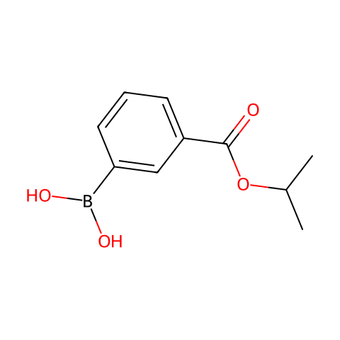 3-(异丙氧基羰基)苯硼酸 (含不同量的酸酐)结构图