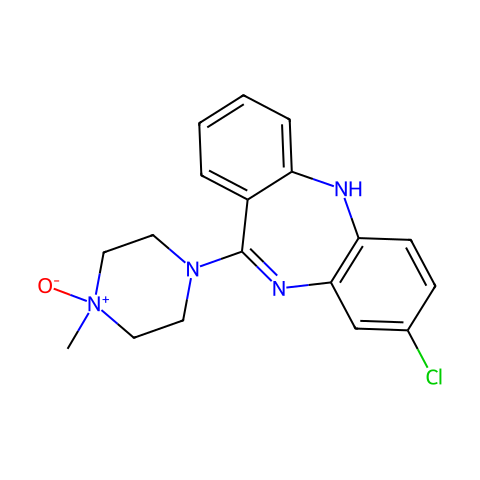 Clozapine N-Oxide结构图