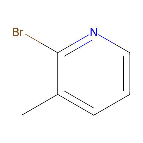 2-溴-3-甲基吡啶结构图