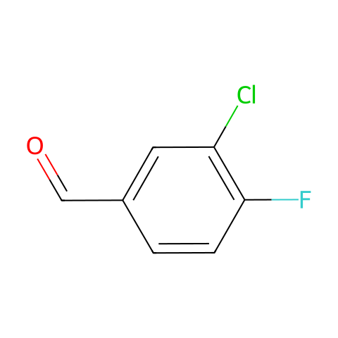 3-氯-4-氟苯甲醛结构图