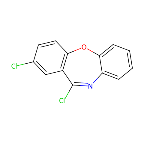 Dibenz[b,f][1,4]oxazepine, 2,11-dichloro-结构图