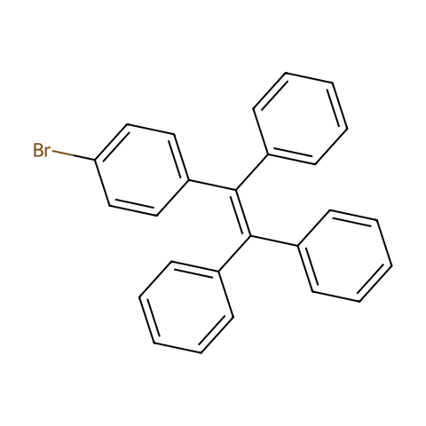 1-(4-溴苯基)-1,2,2-三苯乙烯结构图