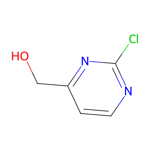 4-Pyrimidinemethanol, 2-chloro- (9CI)结构图